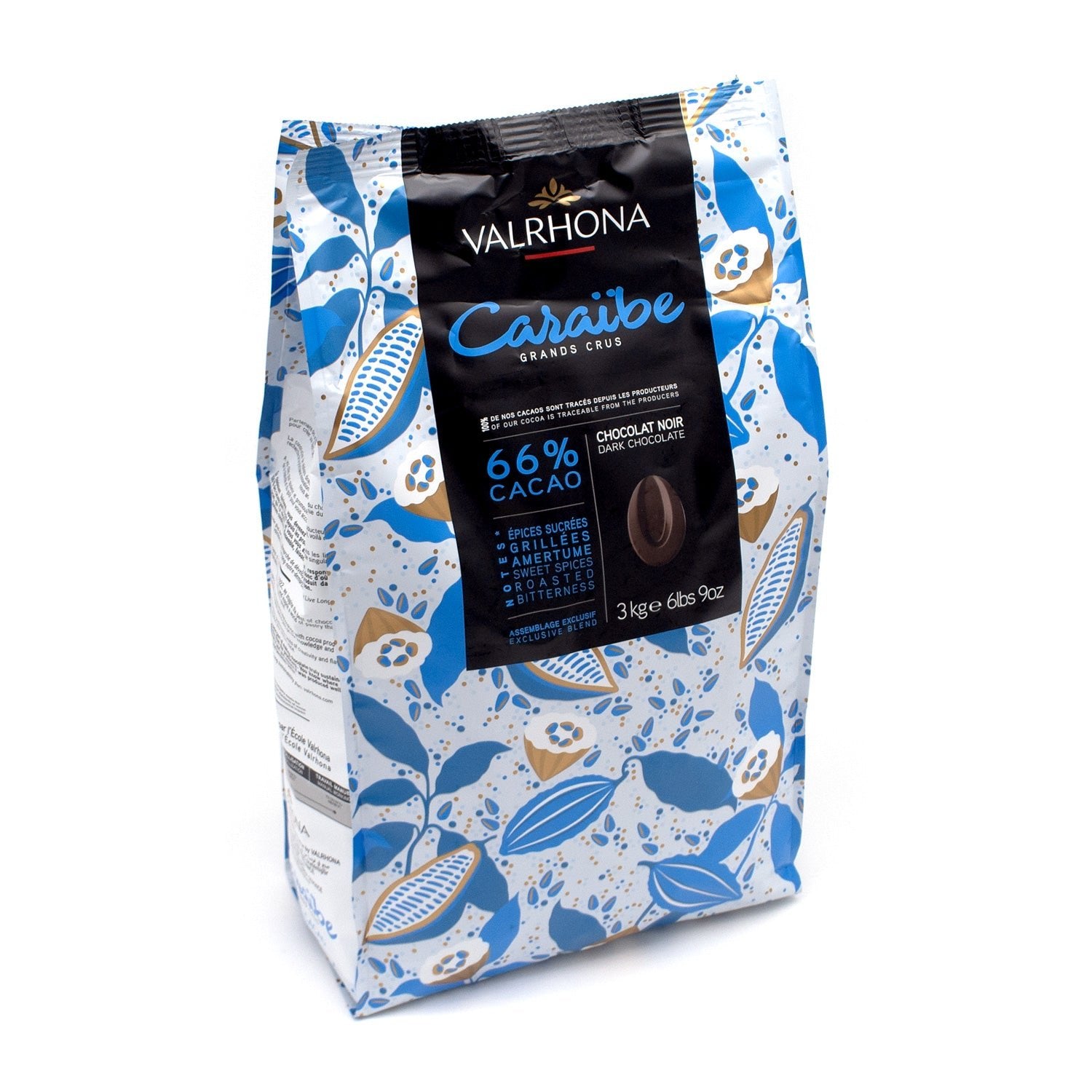 Valrhona Caraque 56% Dark Chocolate Couverture Blocs – Chocosphere