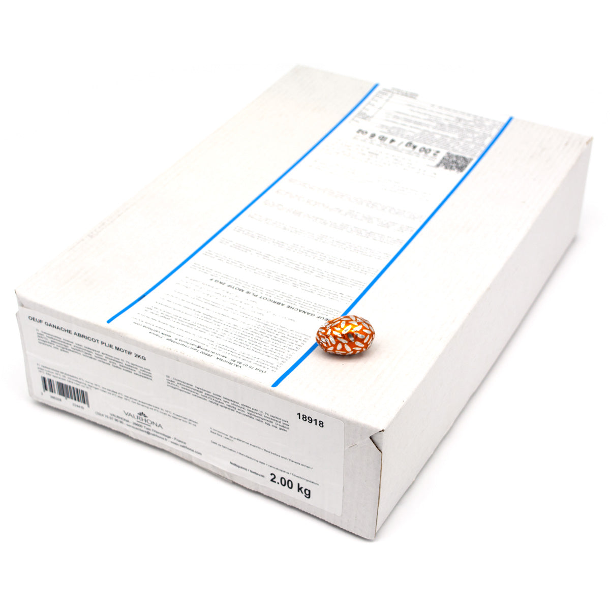 Valrhona Dark Chocolate with Caramelized Apricot Wrapped Eggs