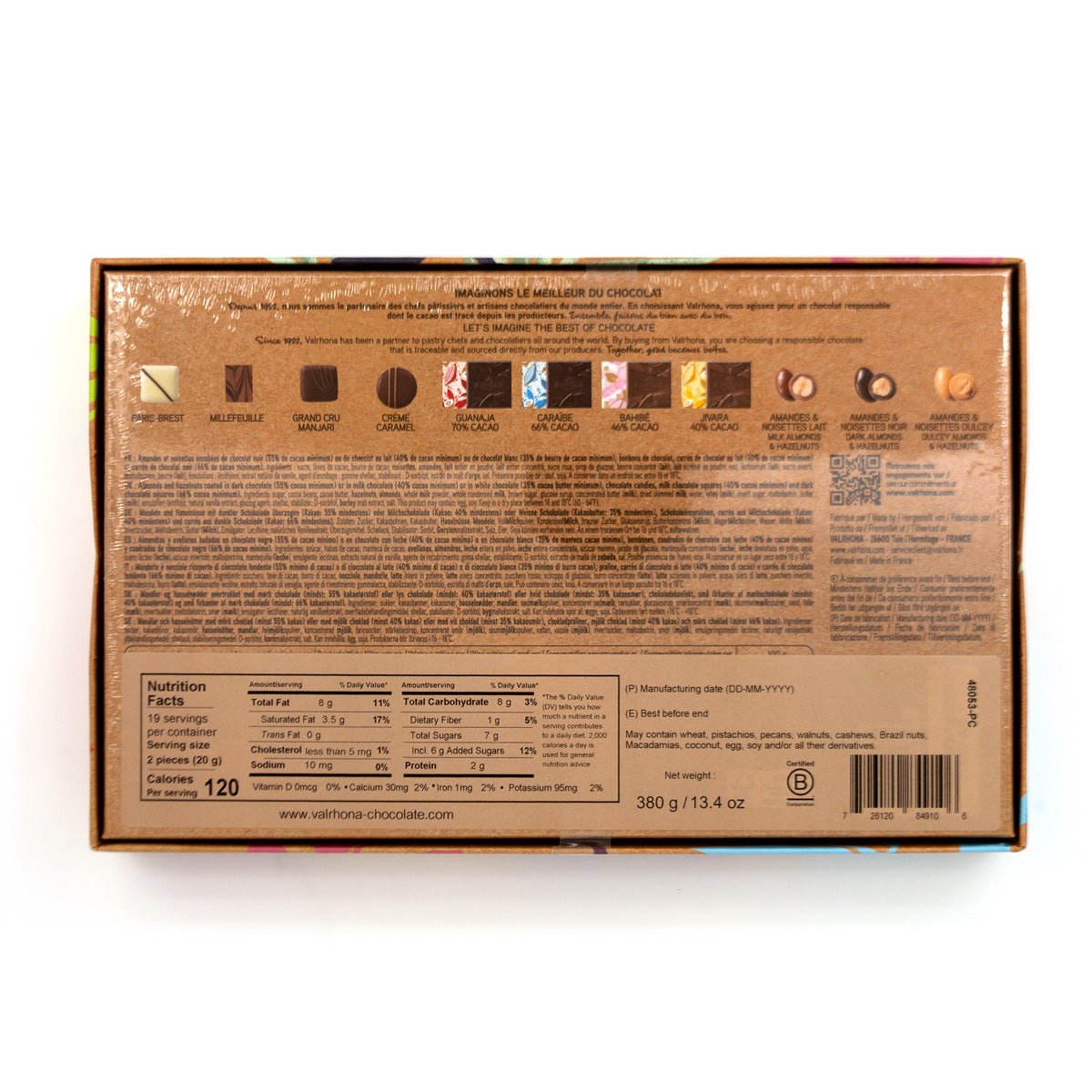 フレデリック・ボウ　ヴァローナ Valrhona Découverte Chocolate Gift Box - 380g – Chocosphere