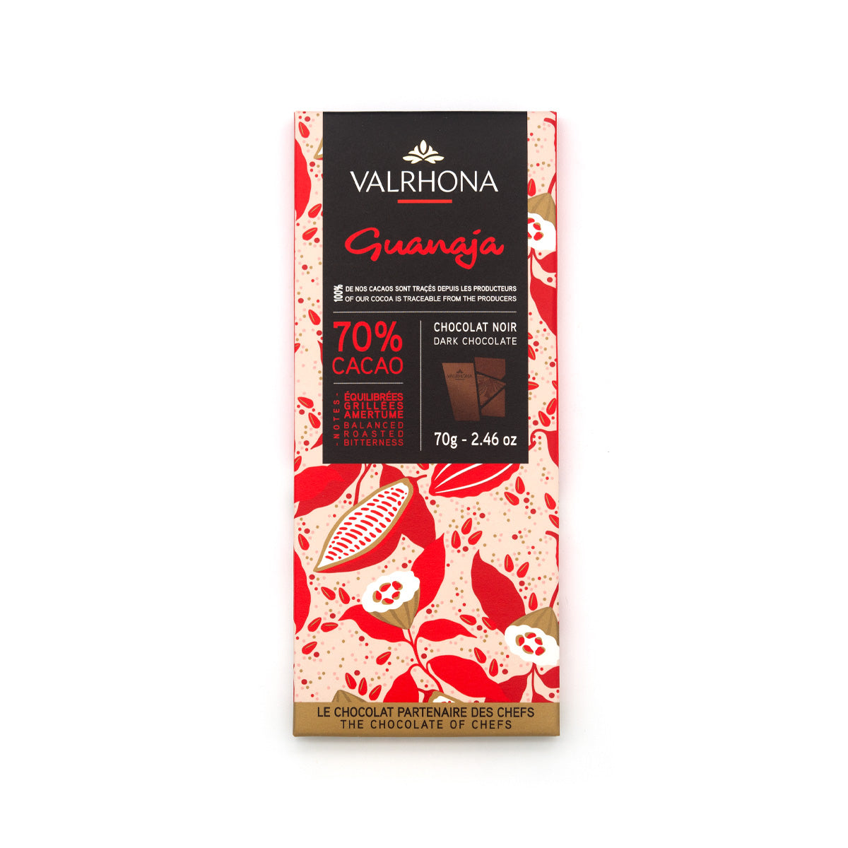 Valrhona Guanaja 70% Dark Chocolate Bar - 70g