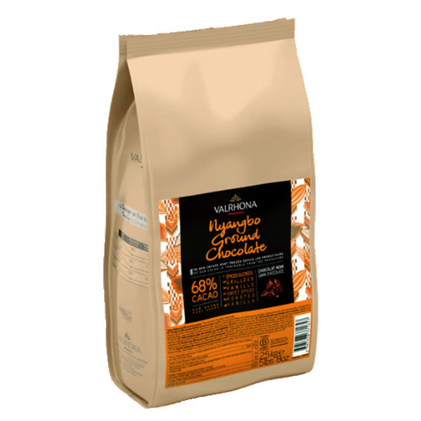 Valrhona Nyangbo 68% Single Origin Ground Dark Chocolate