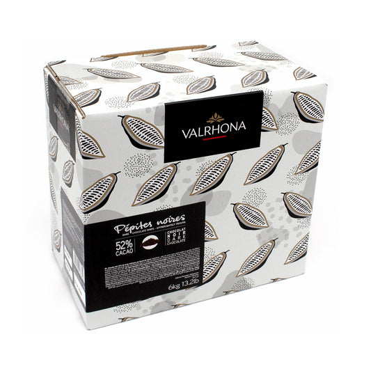 Valrhona Pepites Noires 52% Dark Chocolate Mini-Chips