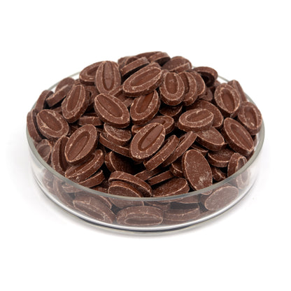 Valrhona Satilia Lactée Les Feves 35% Milk Chocolate Couverture Discs