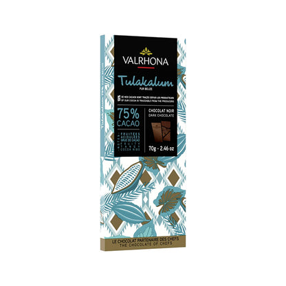 Valrhona Tulakalum 75% Single Origin Dark Chocolate Bar - 70g