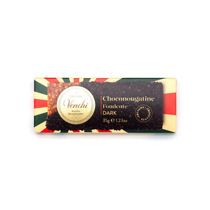 Venchi Choconougatine Fondente 60% Dark Chocolate Mini-Bar - 35g