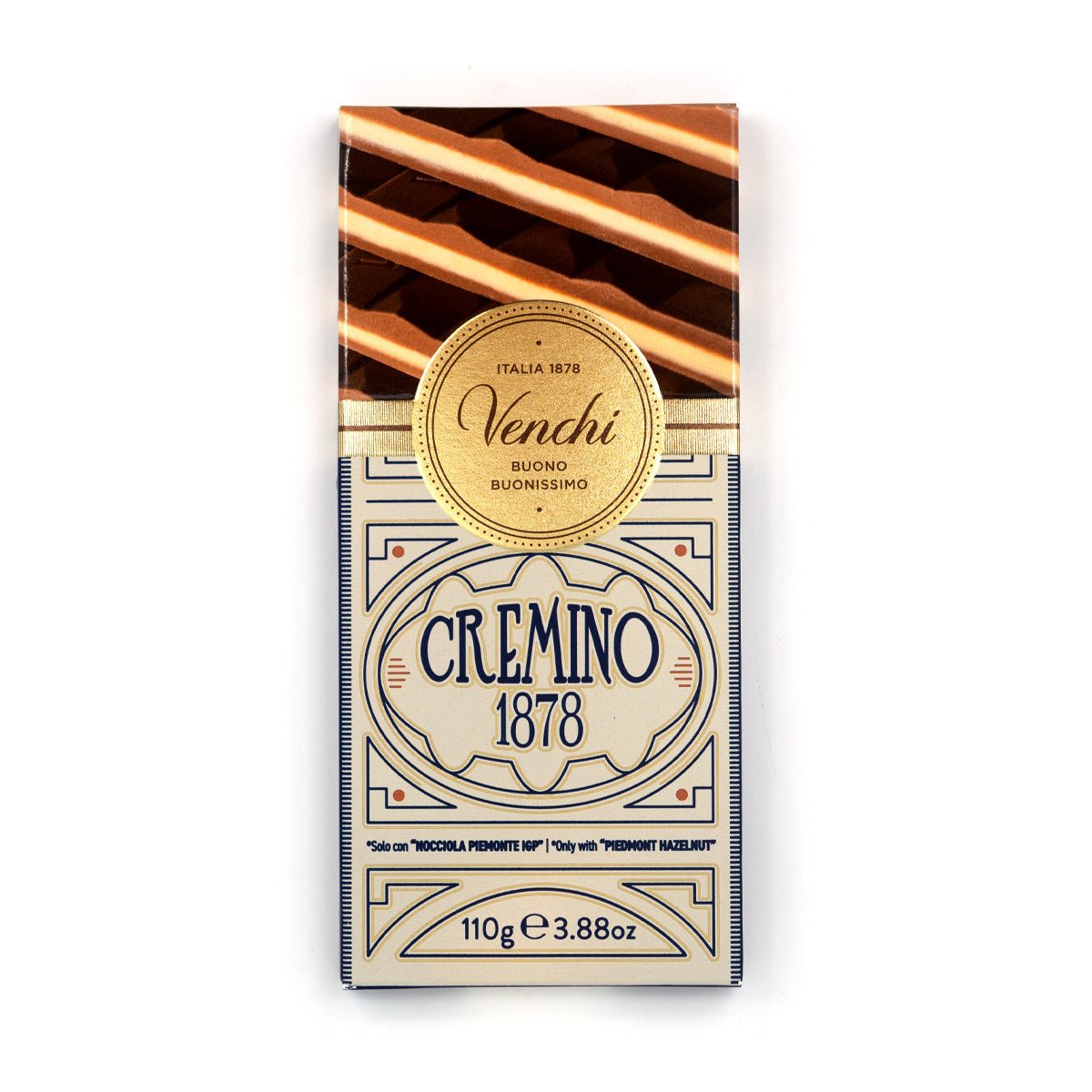 Venchi Cremino 1878 White Chocolate with Almond Paste & Gianduja