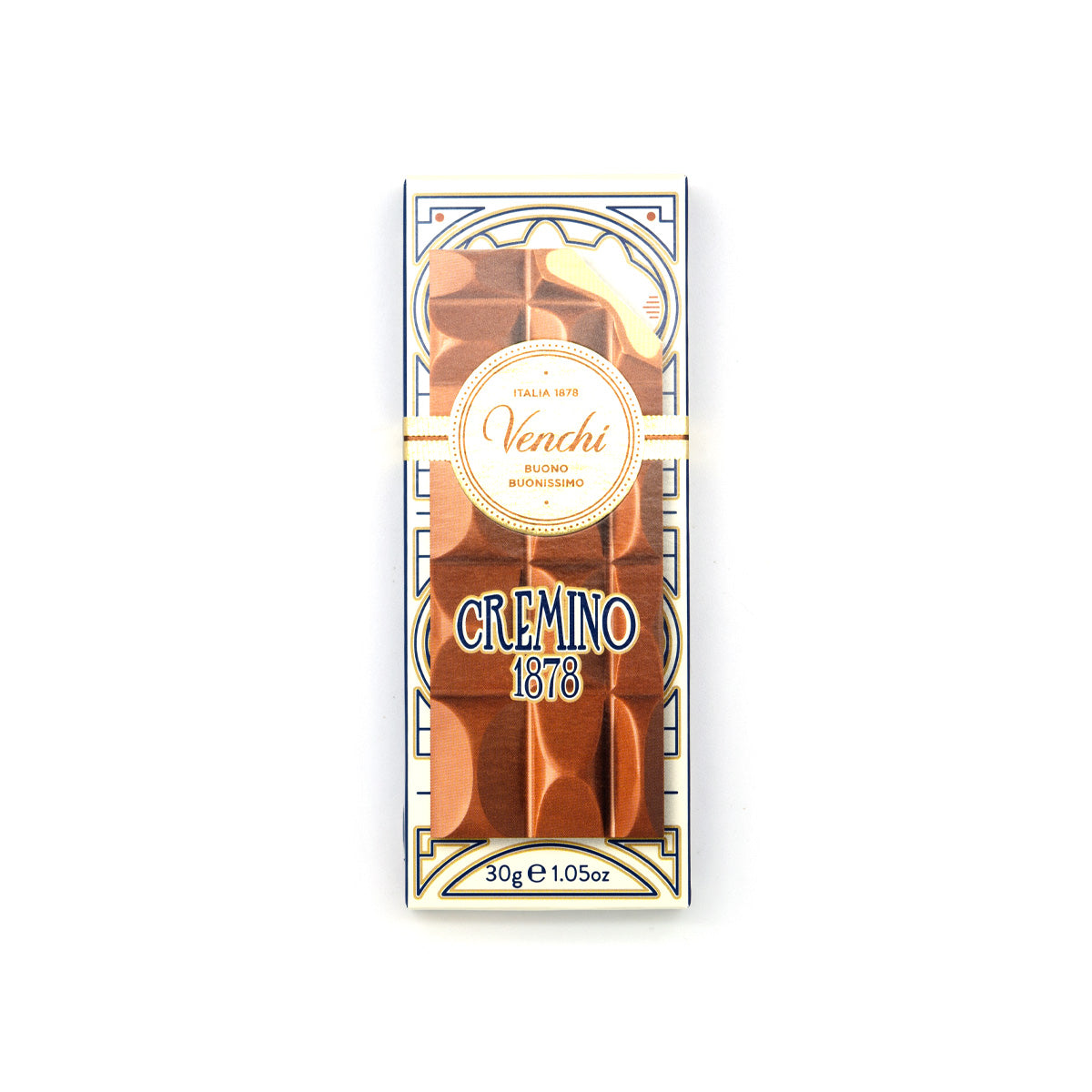 Venchi Cremino 1878 White Chocolate with Almond Paste & Gianduja Mini-Bar - 30g