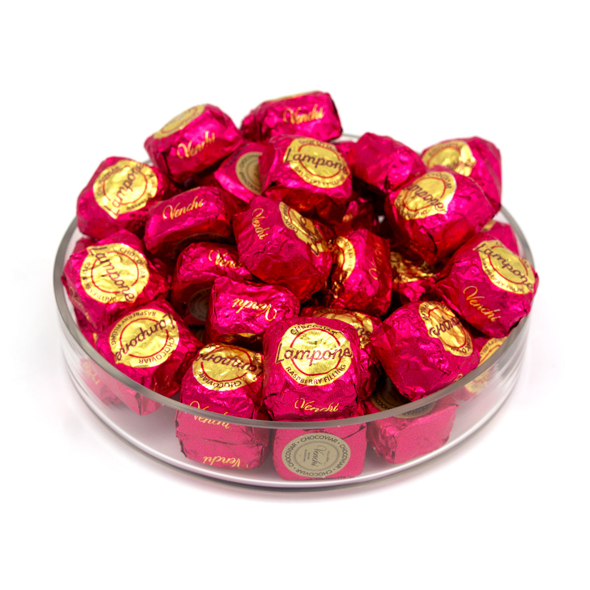 Venchi Cubotto Chocoviar Lampone Raspberry Dark Chocolate Cubes