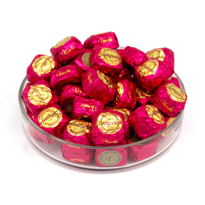 Venchi Cubotto Chocoviar Lampone Raspberry Dark Chocolate Cubes