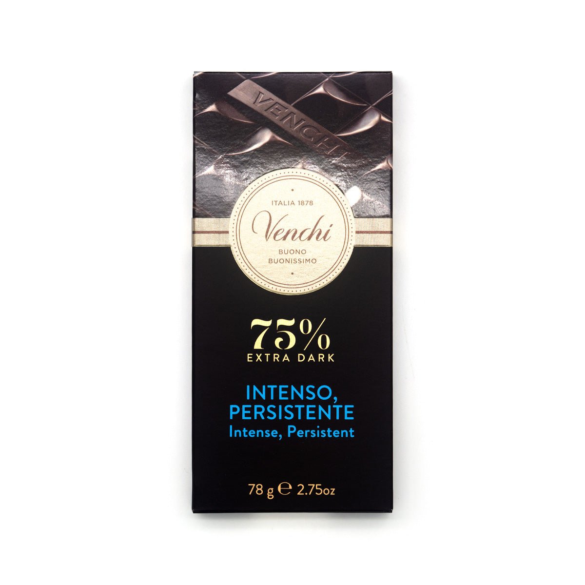 【Ricco】 Venchi Ricco Armonioso 85% Extra Dark Chocolate Bar - 70g