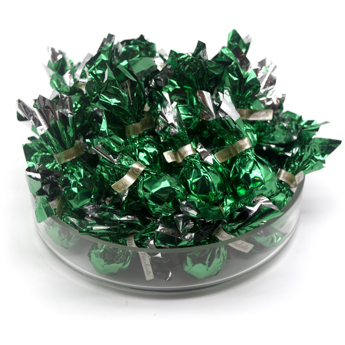 Venchi Mousse Fondente 75% Dark Chocolate Mousse Green Comets