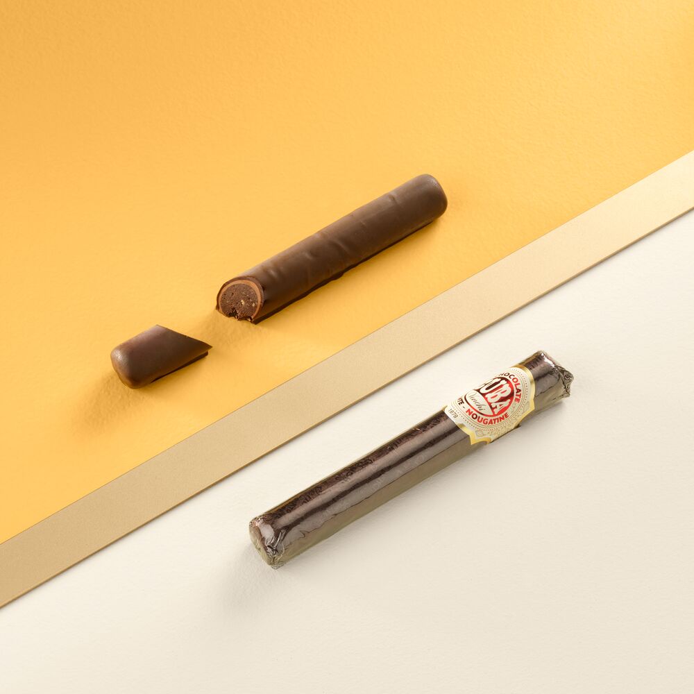 Venchi Tartufo Nougatine Truffle Hazelnut in Dark Chocolate Cigar - 100g