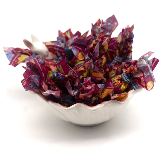 Venchi 70% Dark Chocolate & Hazelnut Tufted Mini-Eggs - 18 pieces (Overstock)