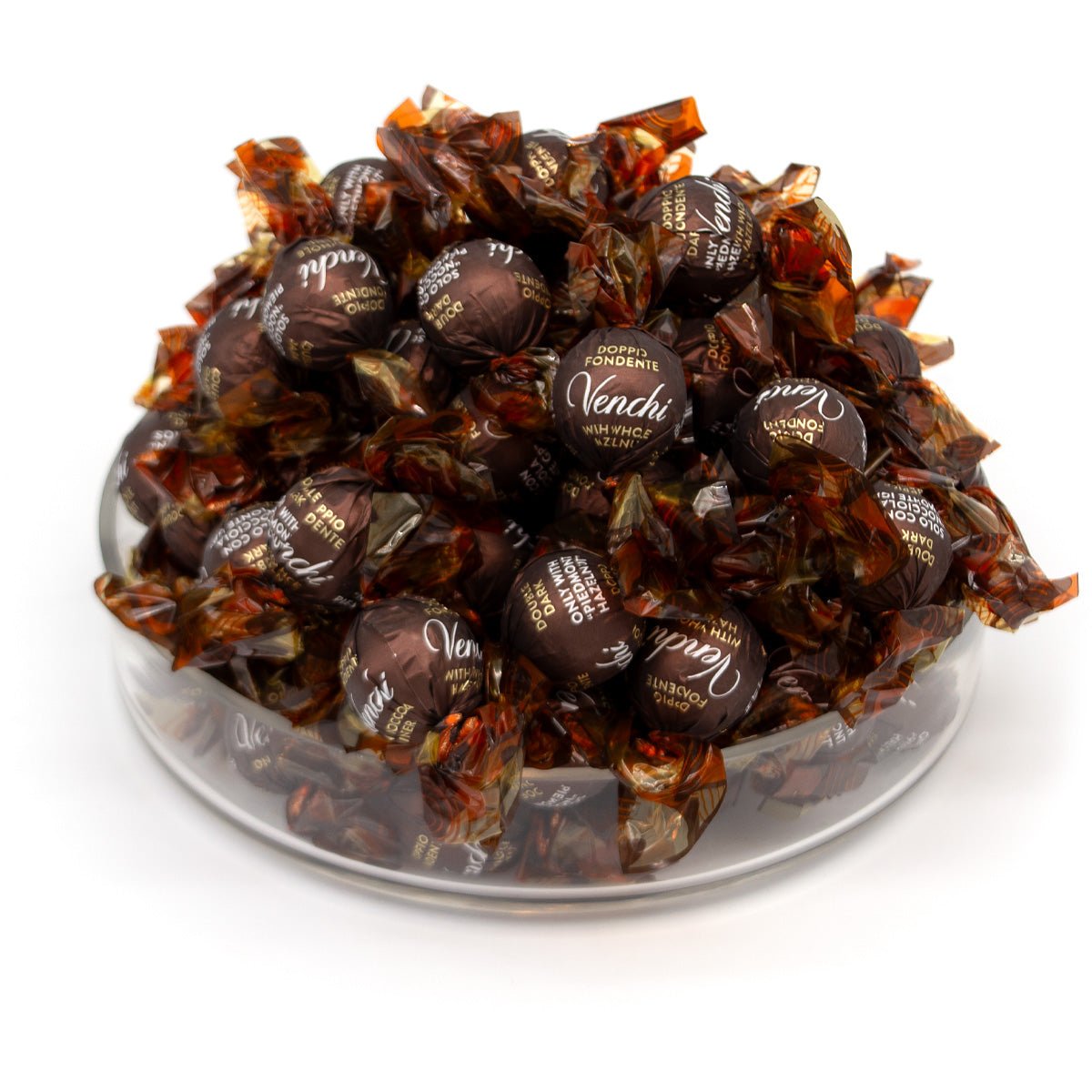 Venchi Whole Hazelnut in Half Almond Gianduja & Half 54% Dark
