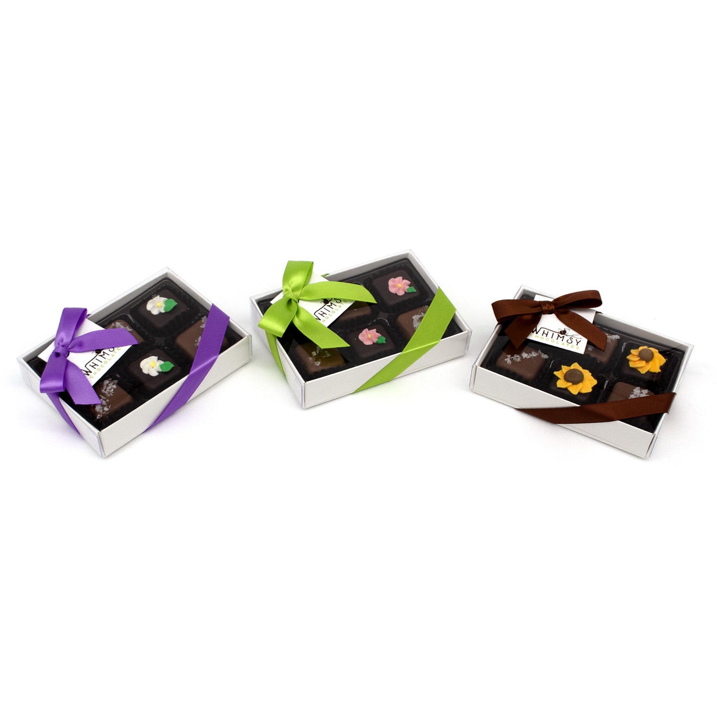 Whimsy Chocolates Mixed Salted Caramels - 6-piece
