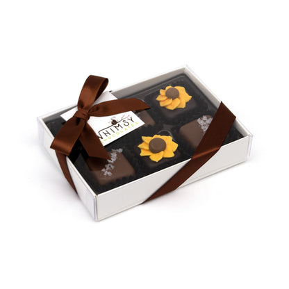 Whimsy Chocolates Mixed Salted Caramels - 6-piece