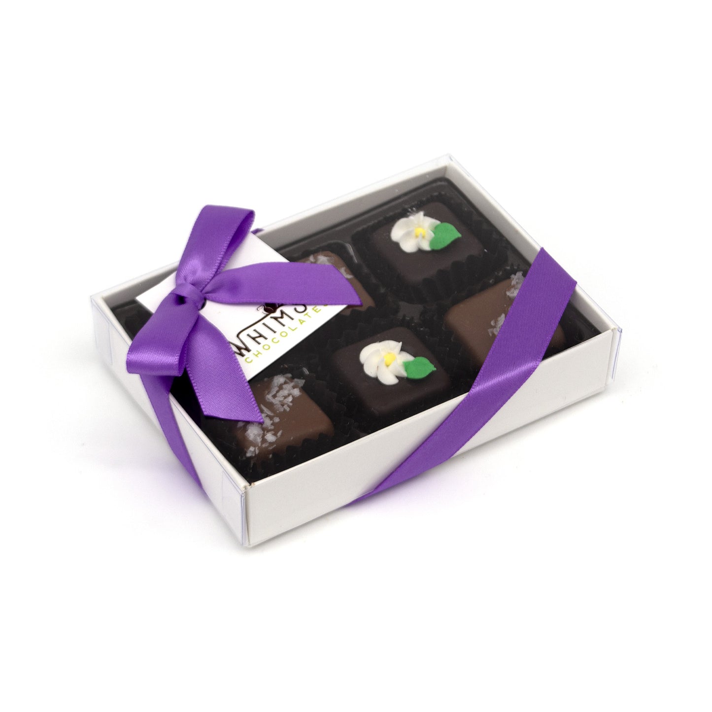 Whimsy Chocolates Mixed Salted Caramels - 6-piece