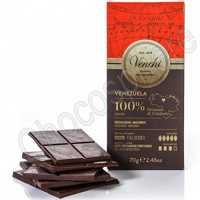  Venezuela 100% Cacao Single Origin Chocolate Bar