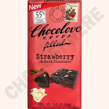 Strawberry Creme Dark Bar 3.2oz