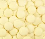 Guittard Creme Francaise 31% White Chocolate Couverture Wafers Bag - 1kg 3310 C25FT 3310C25FT