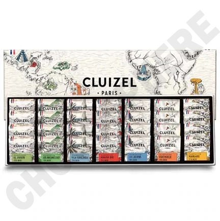 Michel Cluizel Carres Chocolats de Plantation 28-Square Assortment - 140g