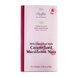 Noix de Macadamia Caramelisees 37% Milk Chocolate & Caramel Macadamia Bar - 70g