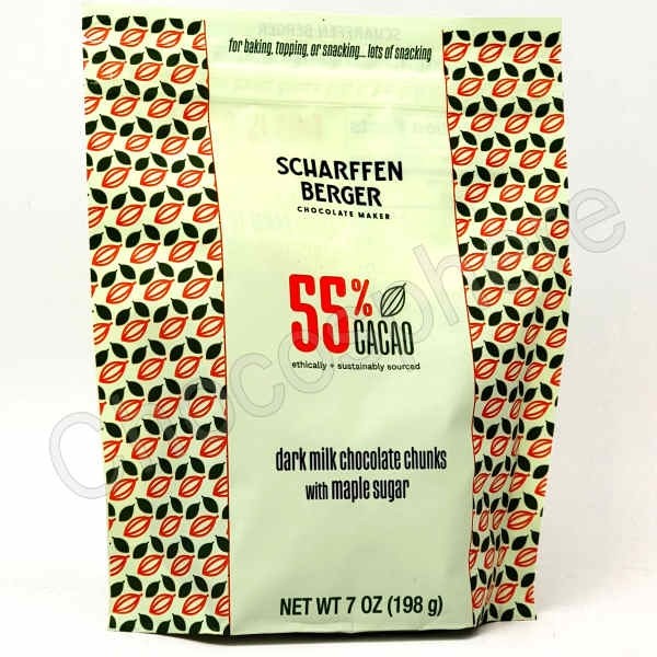 Dark Chocolate Baking Chunks with Maple Sugar Pouch 198g