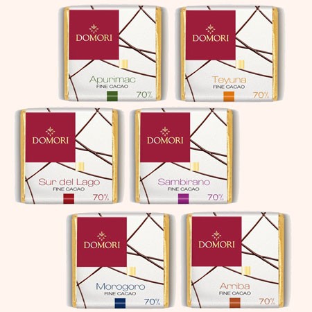 Domori Single Origins Squares Assortment