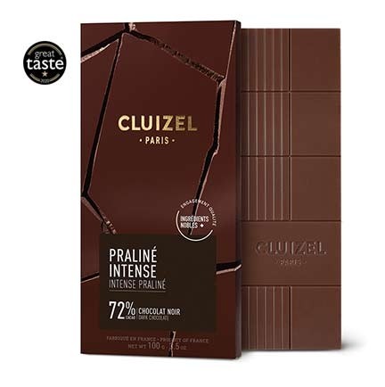 Michel Cluizel Praline Intense 72% Dark Chocolate Bar - 100g 12359