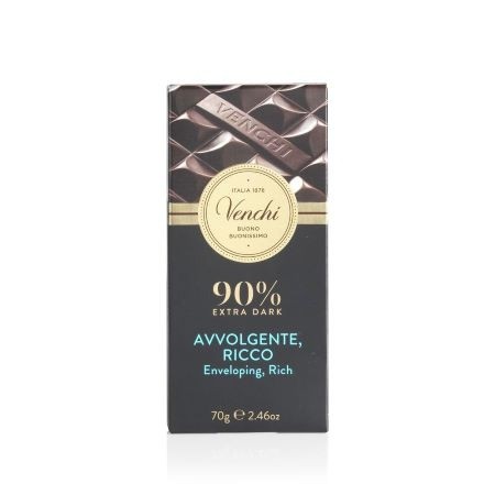 Avvolgente Ricco 90% Extra Dark Chocolate Bar - 70 grams 116215