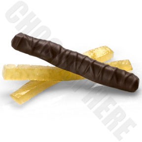 Michel Cluizel Chocolate Covered Candied Lemon Peel 00010