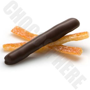 Michel Cluizel Chocolate Covered Candied Orange Peel 00030