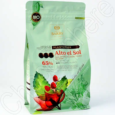 Cacao Barry Alto el Sol Single Plantation Peru Dark Chocolate Couverture