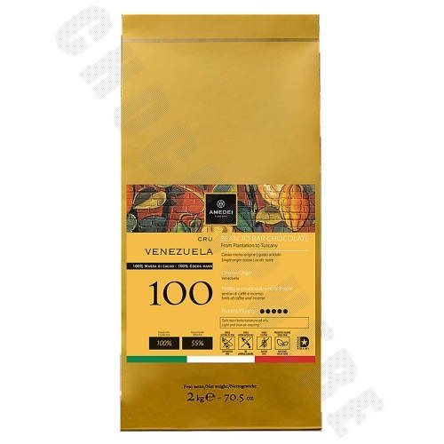 100% Cocoa Mass Venezuela Gocce Cioccolato 2Kg