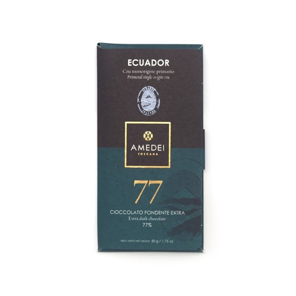 Amedei Ecuador 77% Single Origin Dark Chocolate Bar - 50 grams 5369