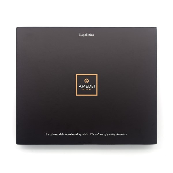 Amedei Toscano Black 70% Dark Chocolate Napolitains Bulk Box - 1 kg 5700