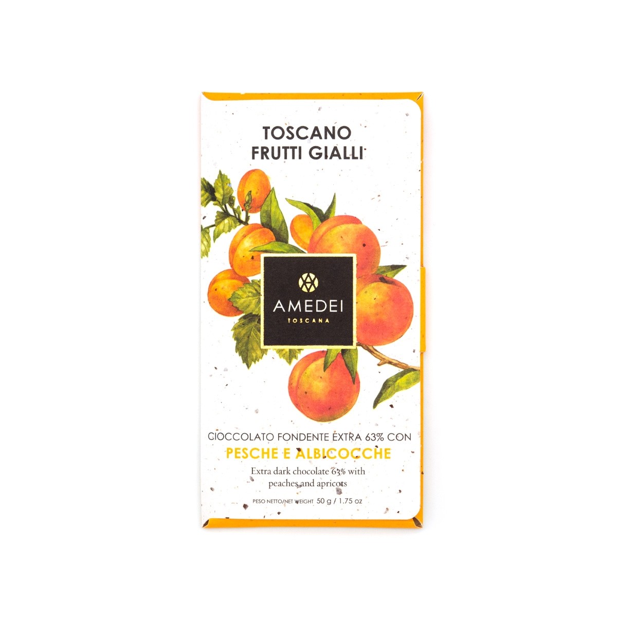 Amedei Toscano Blond 70% Dark Chocolate & Yellow Fruits Bar