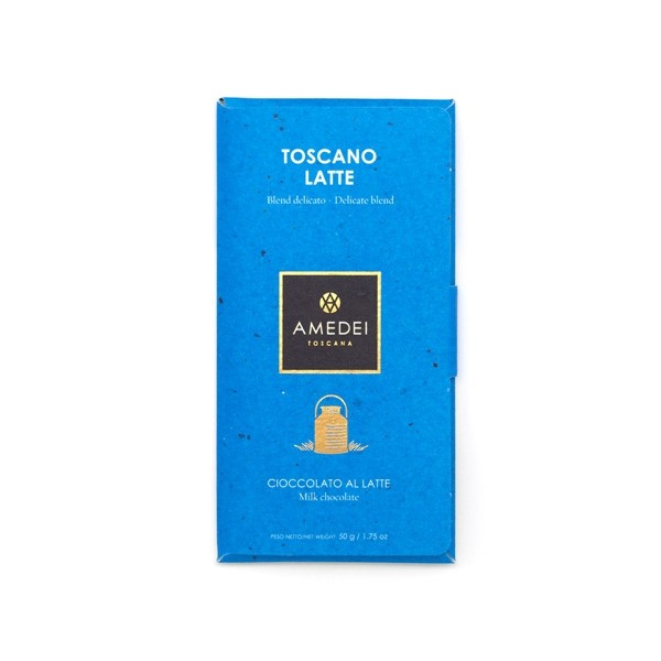 Amedei Toscano Brown Cioccolato al Latte 32% Milk Chocolate Bar - 50g 5311