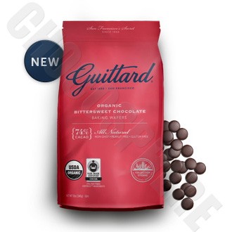 Guittard Organic Bittersweet Chocolate Baking Wafers