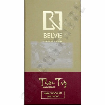 Thien Tuy 75% Cacao Chocolate Bar - 80g