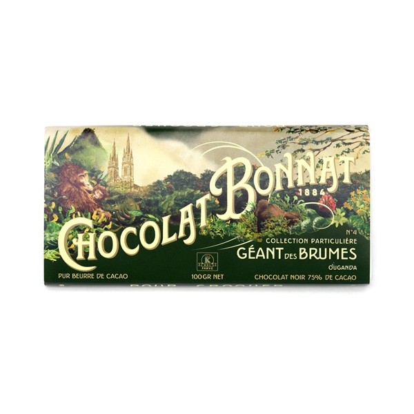 Bonnat Géant des Brumes 75% Dark Chocolate Bar - 100 grams