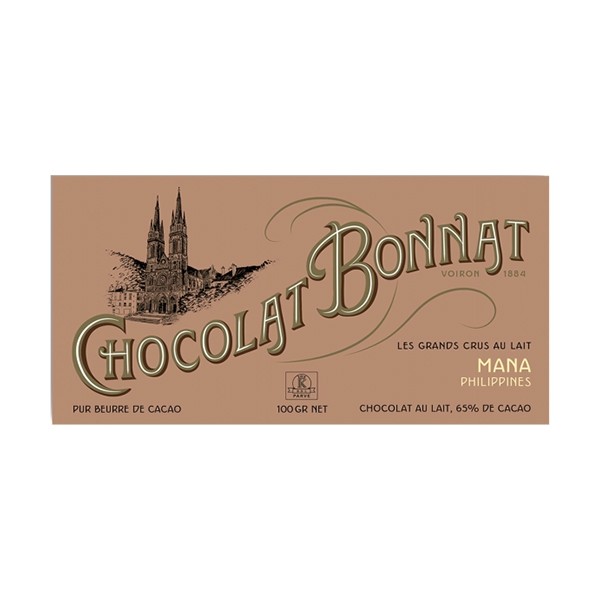Bonnat Mana 65% Single Origin Milk Chocolate Bar - 100 g