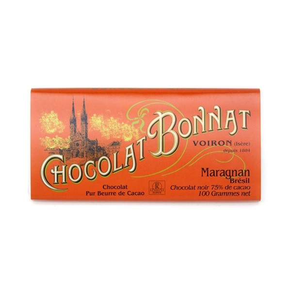 Bonnat Maragnan 75% Single Origin Dark Chocolate Bar - 100 grams