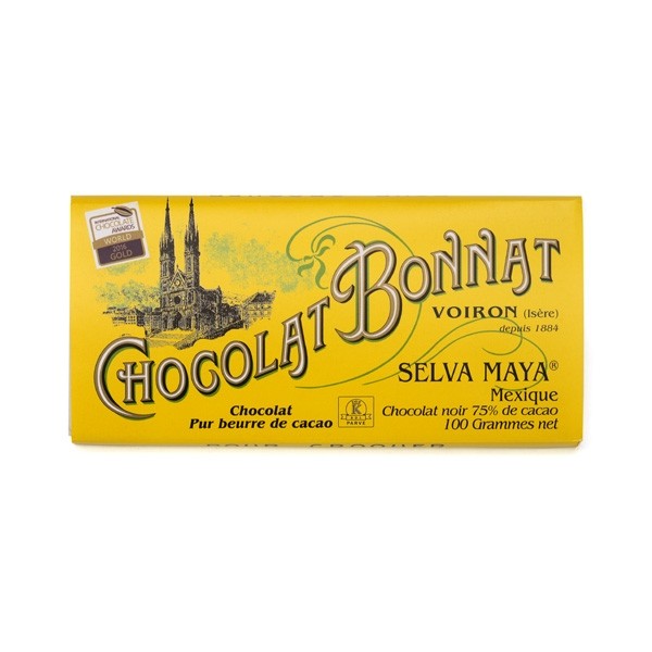 Bonnat Selva Maya 75% Single Origin Dark Chocolate Bar - 100 grams
