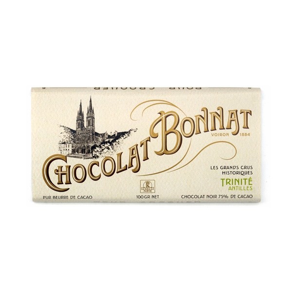 Bonnat Trinité 75% Single Origin Dark Chocolate Bar - 100 grams