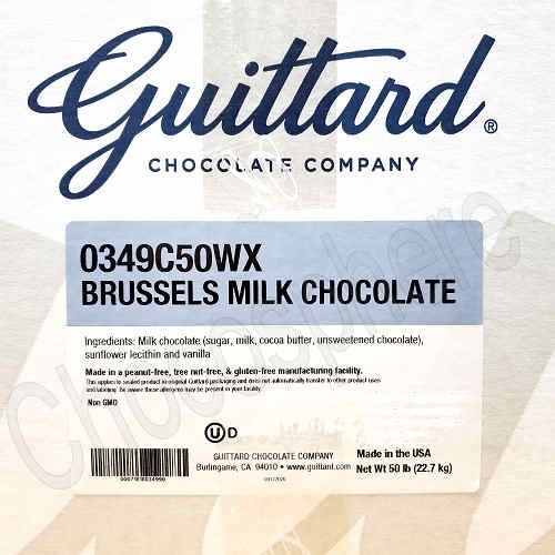 'Brussels' Milk Chocolate Wafers - 50lb