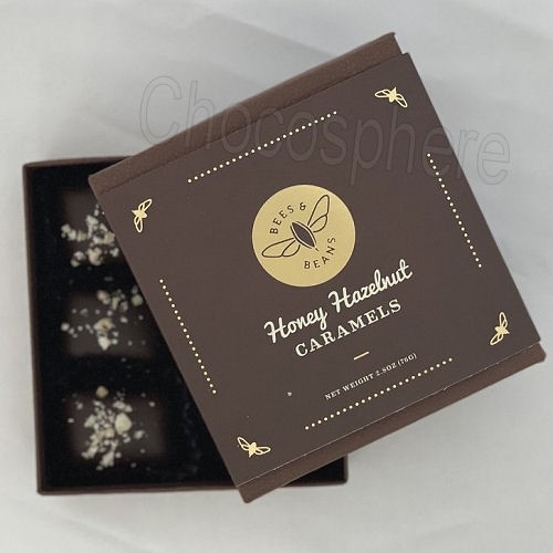 Honey Hazelnut Caramels Box - 2.8oz