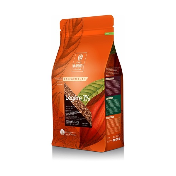 Cacao Barry Legere 1% Dutched Cocoa Powder - 750 g DCP-01LEGER-93B