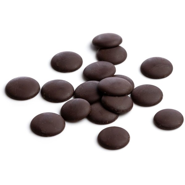 Cacao Barry Tanzanie Pistoles 75% Single-Origin Dark Chocolate Couverture Discs - 1 kg CHD-Q75TAZ-US-U75