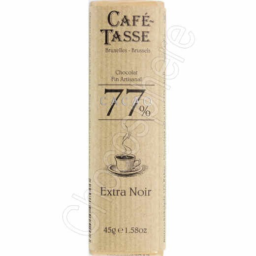 Cafe-Tasse 77% 45g Bar Extra Dark Chocolate